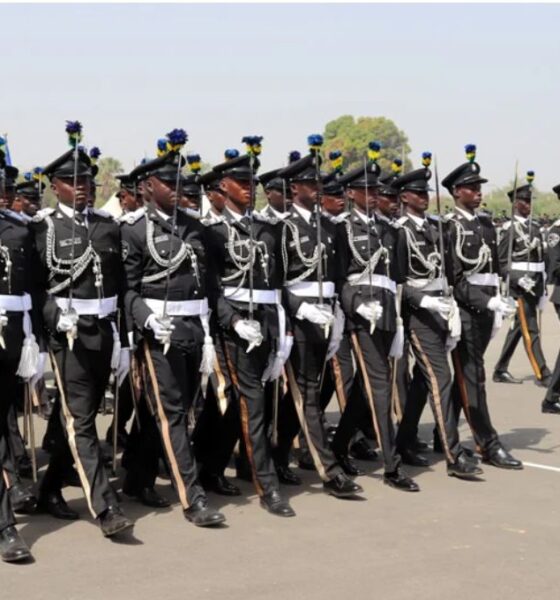 Nigeria police academy cadets