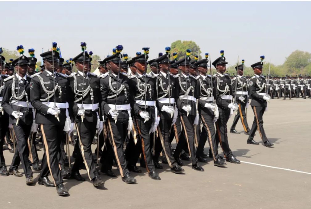 Nigeria police academy cadets